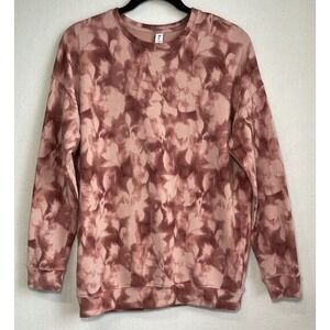 Athleta Sweater Women Medium Pink‎ Crew Neck Long Sleeve Soft Lightweight Casual